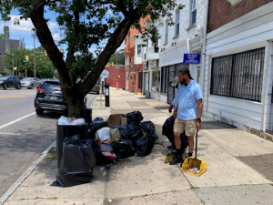 Picking Up Trash